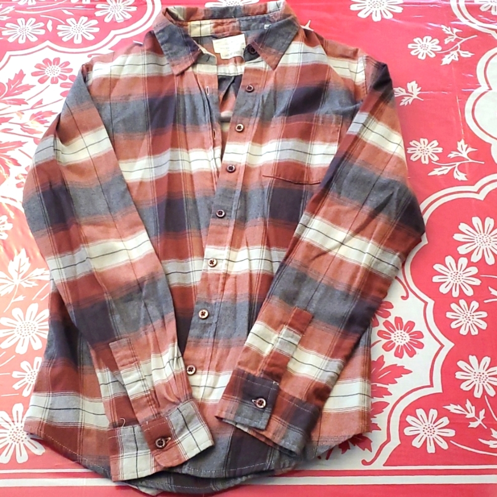 3/$25 Comfort Stretch lightweight flannel sz sm
